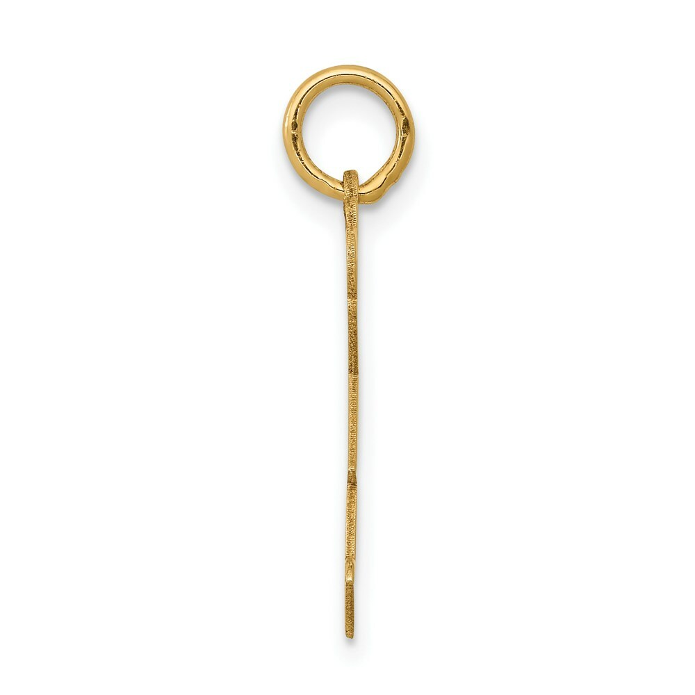 14K Yellow Gold Kid Charm Pendant