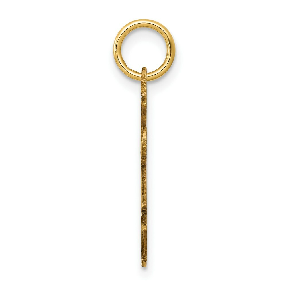 14K Yellow Gold Kid Charm Pendant