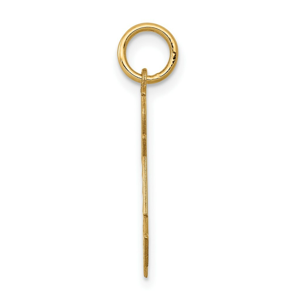 14K Yellow Gold Kid Charm Pendant