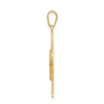 Load image into Gallery viewer, 14K Yellow Gold Solid Satin Engravable Boy Charm Pendant
