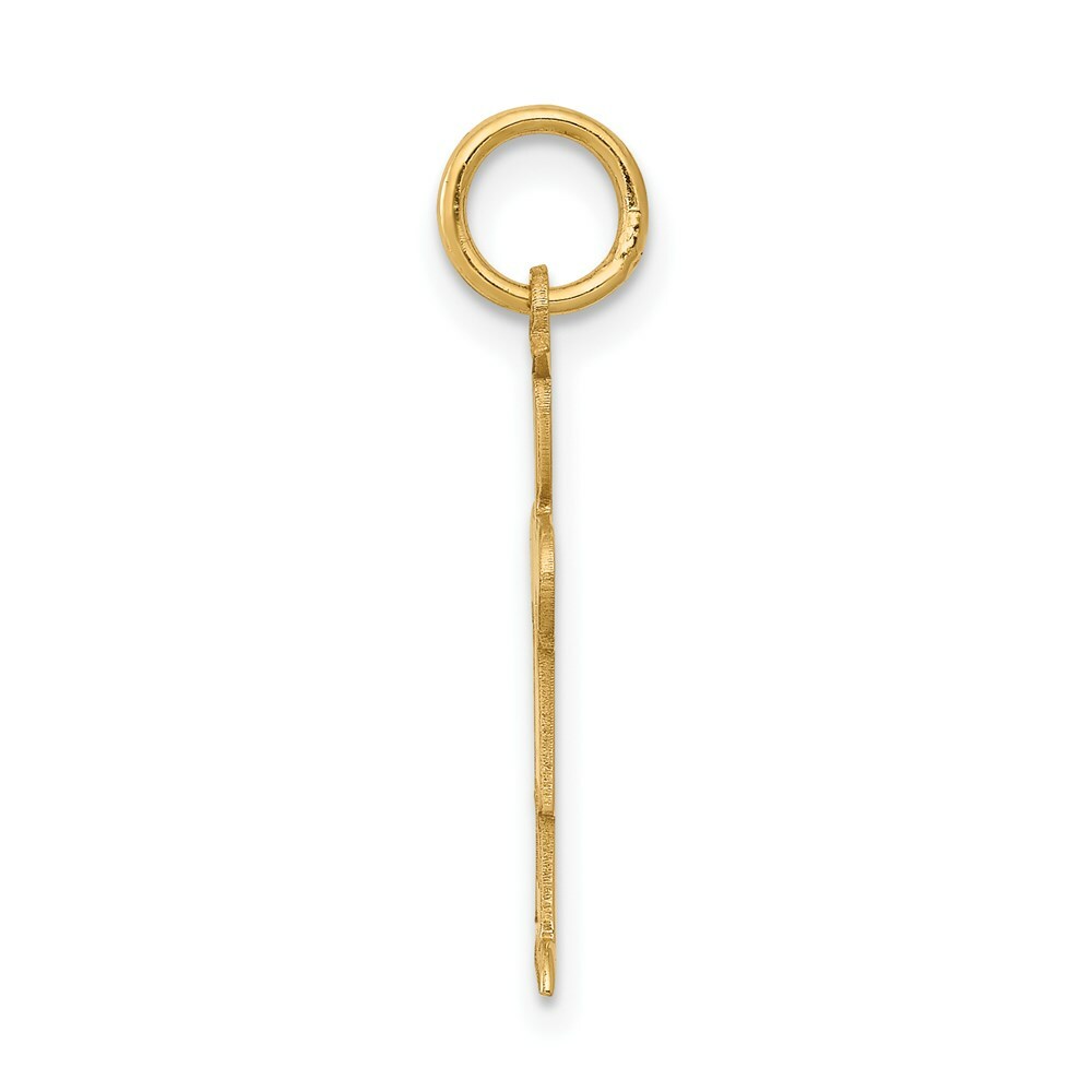 14K Yellow Gold Kid Charm Pendant