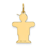 Load image into Gallery viewer, 14K Yellow Gold Kid Charm Pendant
