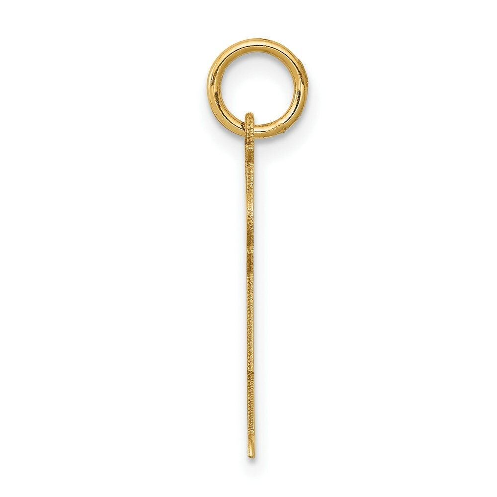 14K Yellow Gold Kid Charm Pendant