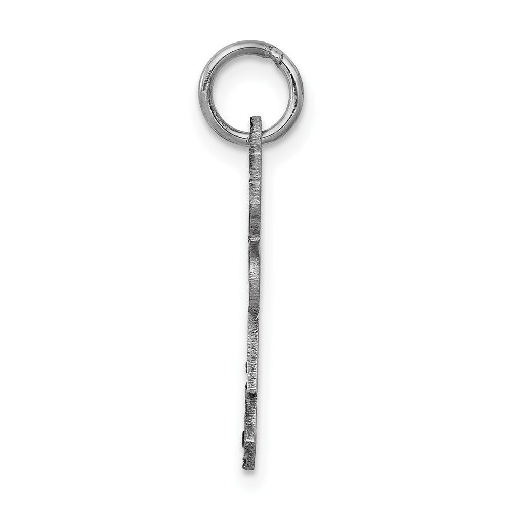 14K White Gold Kid Charm Pendant