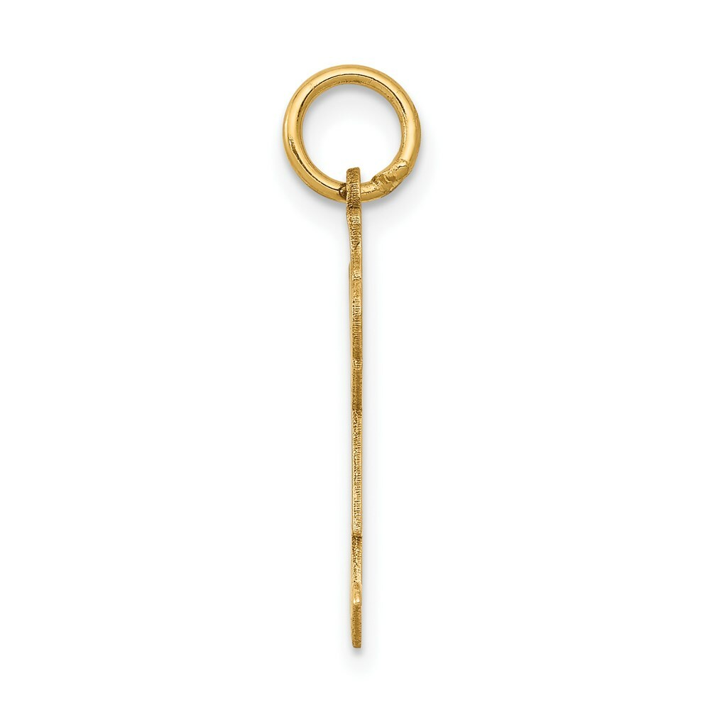 14K Yellow Gold Kid Charm Pendant