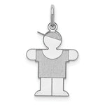 Load image into Gallery viewer, Sterling Silver Hugs Kid Charm Pendant
