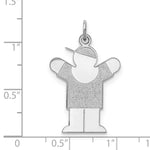 Load image into Gallery viewer, Sterling Silver Love Kid Charm Pendant
