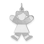 Load image into Gallery viewer, Sterling Silver Kid Charm Pendant
