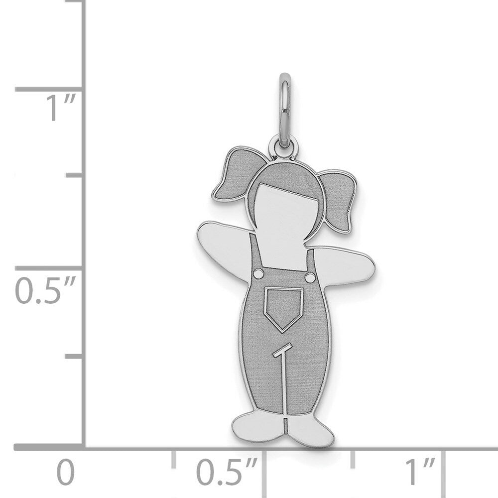 Sterling Silver Country Side Cuddle Charm Pendant
