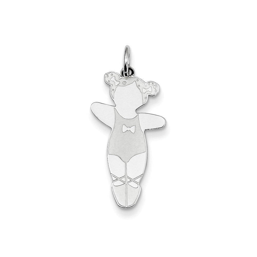 Sterling Silver Prima Ballerina Cuddle Charm Pendant