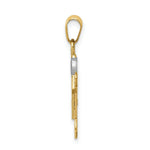 Load image into Gallery viewer, 14K Yellow Gold 0.15-Carat Diamond Boy with Hat Kid Pendant
