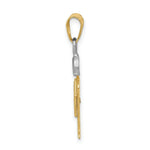 Load image into Gallery viewer, 14K Yellow Gold 0.15-Carat Diamond Boy with Hat Kid Pendant
