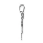 Load image into Gallery viewer, 14K White Gold 0.15-Carat Diamond Girl The Kids Pendant

