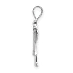 Load image into Gallery viewer, 14K White Gold 0.03-Carat 3 Diamond The Kids Girl Pendant
