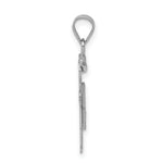 Load image into Gallery viewer, 14K White Gold 0.15-Carat Diamond Boy The Kids Pendant
