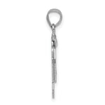 Load image into Gallery viewer, 14K White Gold 0.15-Carat Diamond Boy The Kids Pendant
