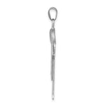 Load image into Gallery viewer, 14K White Gold 0.051-Carat 3 Diamond Boy with Cap The Kids Pendant
