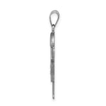 Load image into Gallery viewer, 14K White Gold 0.03-Carat 2 Diamond By with Cap The Kids Pendant
