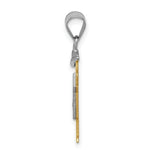 Load image into Gallery viewer, 14K Two-tone Gold 0.015-Carat Diamond Boy with Cap The Kids Pendant
