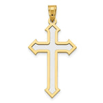 Load image into Gallery viewer, 14K Two-tone Gold Passion Cross Pendant
