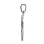 Load image into Gallery viewer, 14K White Gold Star of David Pendant
