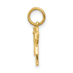 Load image into Gallery viewer, 14K Yellow Gold Mini Girl Charm Pendant
