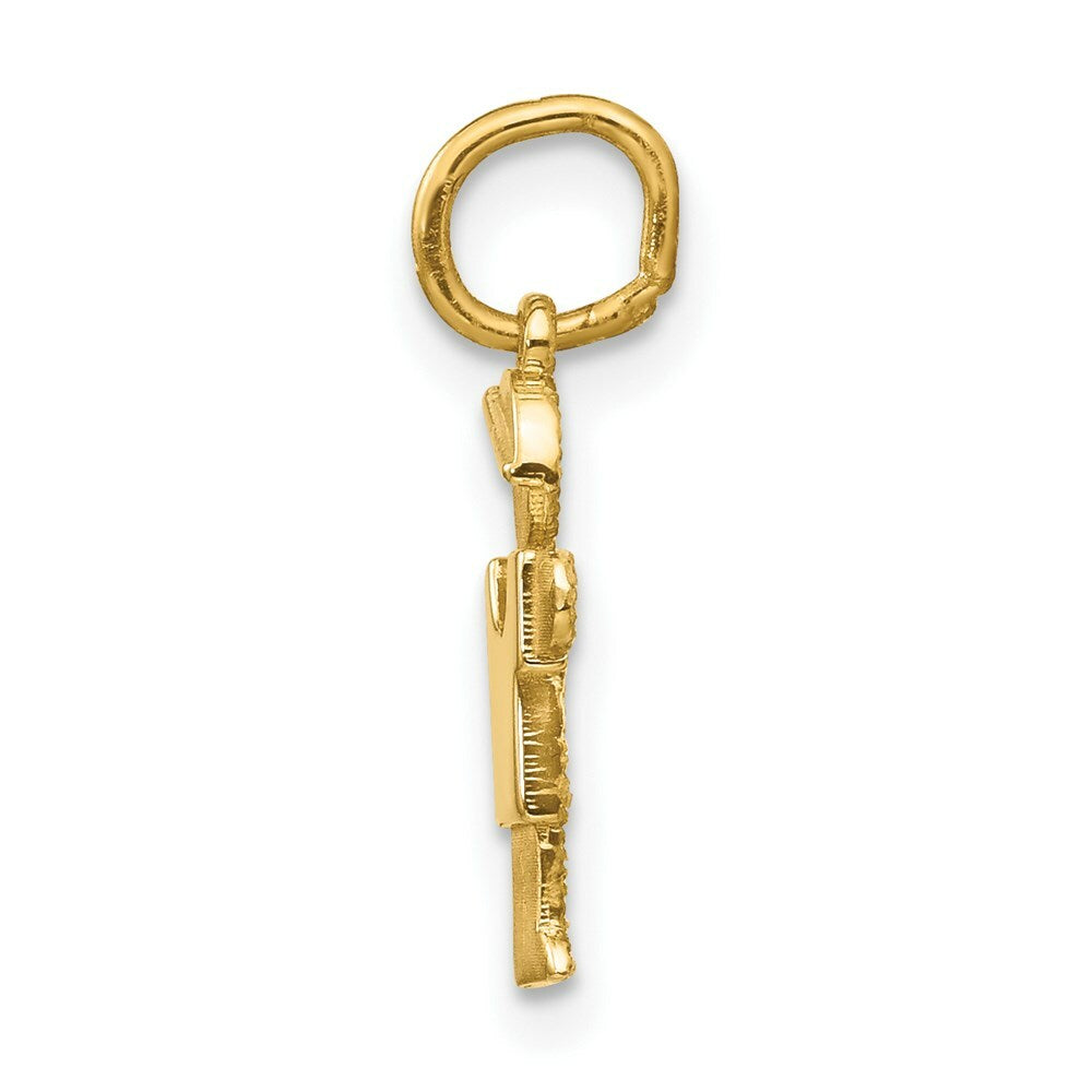 14K Yellow Gold Mini Boy Charm Pendant
