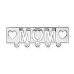 Load image into Gallery viewer, 14K White Gold Mom Pin
