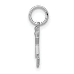 Load image into Gallery viewer, 14K White Gold Mini Girl Charm Pendant
