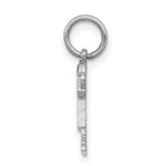 Load image into Gallery viewer, 14K White Gold Mini Boy Charm Pendant
