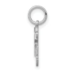 Load image into Gallery viewer, 14K White Gold Mini Boy Charm Pendant
