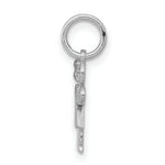 Load image into Gallery viewer, 14K White Gold Mini Girl Charm Pendant
