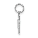Load image into Gallery viewer, 14K White Gold Mini Boy Charm Pendant
