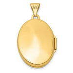 Load image into Gallery viewer, 14K Yellow Gold Scrolled Floral Locket 30x21mm
