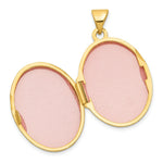 Load image into Gallery viewer, 14K Yellow Gold Scrolled Floral Locket 30x21mm
