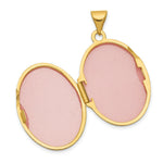 Load image into Gallery viewer, 14K Yellow Gold Polished Oval Locket 30x21mm
