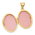 Load image into Gallery viewer, 14K Yellow Gold Floral Locket 24x17mm
