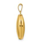 Load image into Gallery viewer, 14K Yellow Gold Plain Polished Oval Locket 25x17mm
