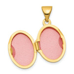 Load image into Gallery viewer, 14K Yellow Gold Plain Polished Oval Locket 20x13mm
