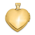 Load image into Gallery viewer, 14K Yellow Gold Domed Heart Locket 23x18mm
