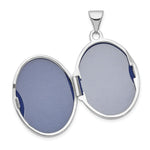 Load image into Gallery viewer, 14K White Gold Domed Oval Locket 29x21mm
