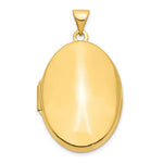 Load image into Gallery viewer, 14K Yellow Gold Polished Domed Oval Locket 34x26mm
