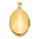 Load image into Gallery viewer, 14K Yellow Gold Polished Domed Oval Locket 34x26mm
