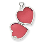 Load image into Gallery viewer, 14K White Gold Heart Locket 21x15mm
