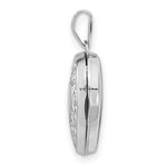 Load image into Gallery viewer, 14K White Gold Heart Locket 21x15mm
