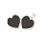 Load image into Gallery viewer, 14K White Gold Heart Locket 21x15mm

