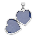 Load image into Gallery viewer, 14K White Gold Heart Locket 21x15mm
