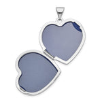 Load image into Gallery viewer, 14K White Gold Heart Locket 27x22mm
