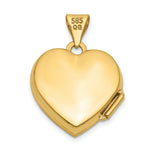 Load image into Gallery viewer, 14K Yellow Gold Heart Locket 20x15mm
