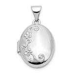 Load image into Gallery viewer, 14K White Gold Locket 24x17mm
